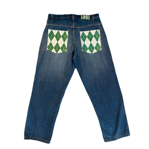 Evolution In Design 38x32 Green Embroidery Pockets Y2K Max Aura - Picture 4 of 8